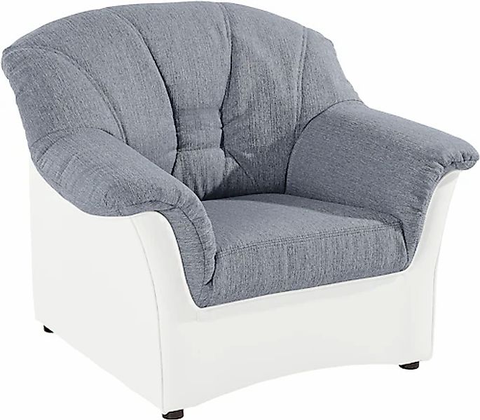 DOMO collection Sessel »Elva, zeitlose Formensprache, elegante Rückensteppu günstig online kaufen