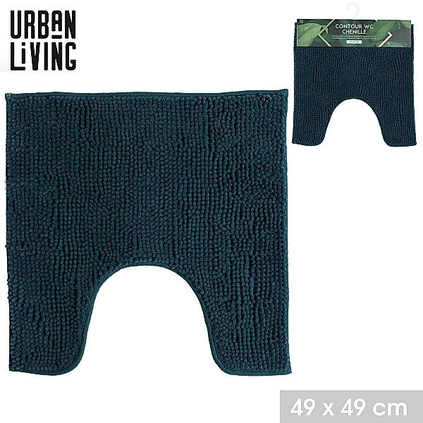 Urban Living Badematte WC-Vorleger mit Ausschnitt Toilettenvorleger, Polyes günstig online kaufen