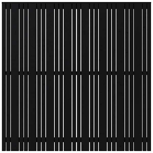 Sichtschutzzaun Tangent Nadelholz Schwarz 180 cm x 180 cm günstig online kaufen