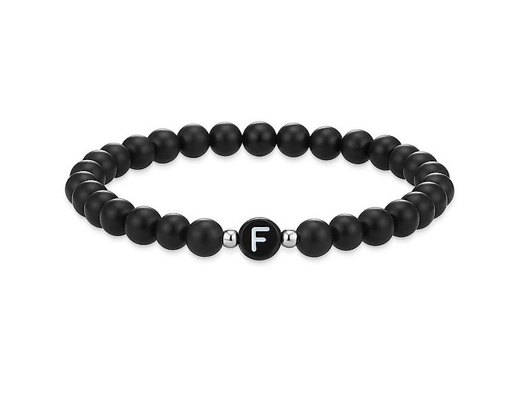 Eastside Armband Armschmuck aus Achat, in schwarz, mit Buchstabe günstig online kaufen