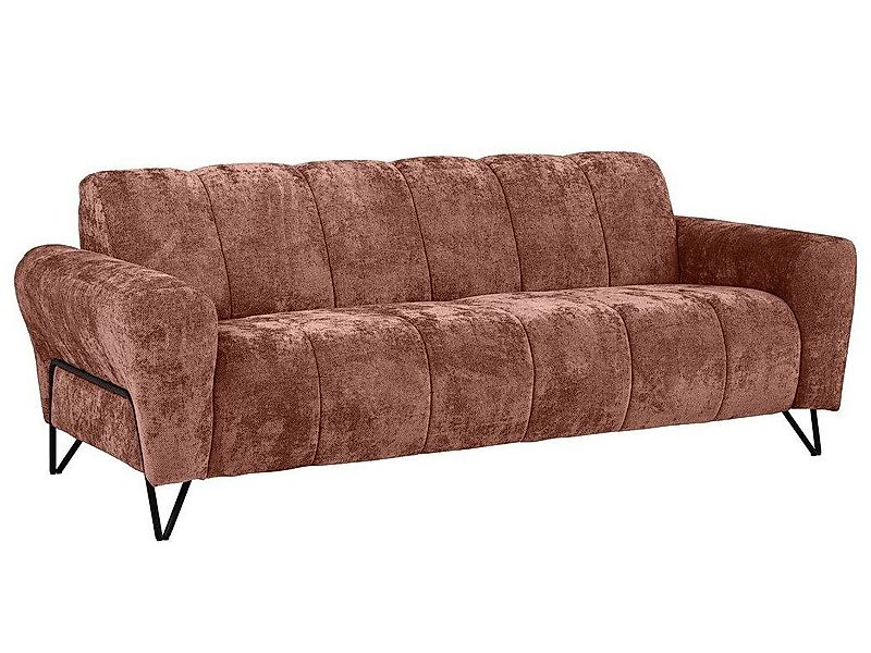 Beautysofa Sofa mit Metallbeine in schwarzer günstig online kaufen