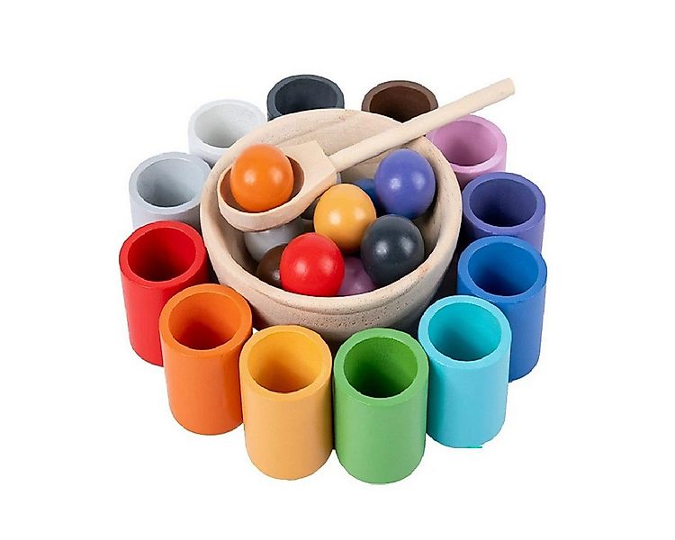 Novzep Lernspielzeug Hochwertiges Holzspielzeug Montessori-Farblernspiele günstig online kaufen