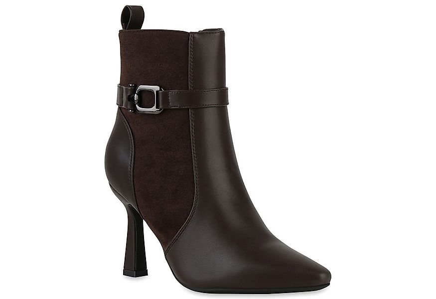 VAN HILL 840747 Stiefelette Damen Leicht Gefütterte Klassische Stiefeletten günstig online kaufen