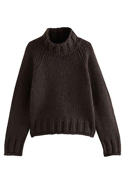 Next Strickpullover Grobstrickpullover mit Stehkragen und günstig online kaufen