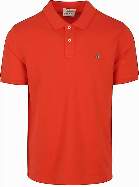 Gant Shield Piqué Poloshirt Kobaltblau - Größe M günstig online kaufen