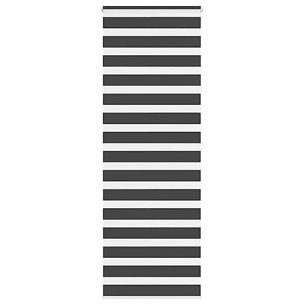 vidaXL Doppelrollo Schwarz 70x200 cm Stoffbreite 65,9 cm Polyester 4014255 günstig online kaufen