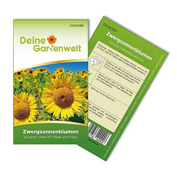 Deine Gartenwelt Zwergsonnenblume Sunspot Samen günstig online kaufen