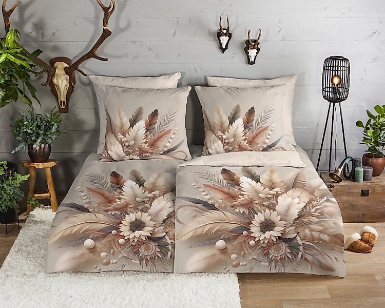 good morning Wendebettwäsche "Barro" 3 Stk. Flanell, Biber, Winter, Warm, R günstig online kaufen