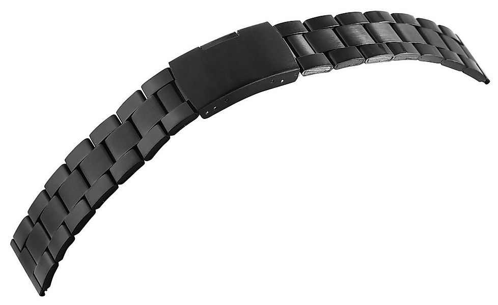 STEINMEISTER Uhrenarmband ET0006 Edelstahl-Uhrenarmband, schwarz, 18 mm - 2 günstig online kaufen