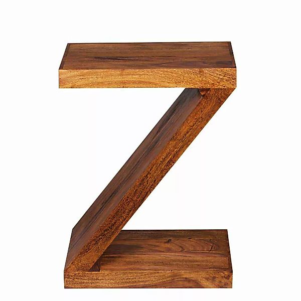 Beistelltisch in Z Form Sheesham Massivholz günstig online kaufen