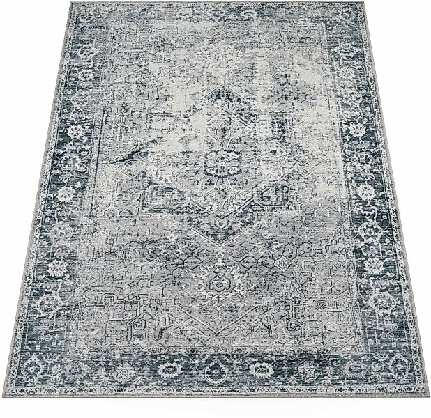 Paco Home Teppich »Lyon 333«, rechteckig, 4 mm Höhe, Kurzflor, Orient-Optik günstig online kaufen