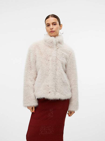Vero Moda Fellimitatjacke "VMMONROE SHORT JACKET NOOS" günstig online kaufen