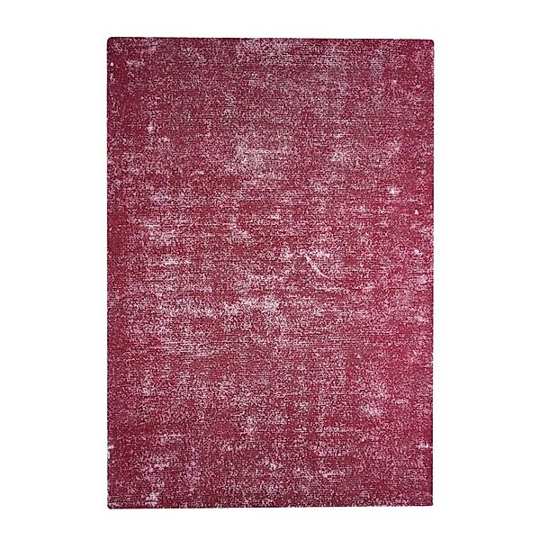 MeGusta Kurzflor Teppich VintageDesign UsedLook Uni Melone 80x150 cm Abril günstig online kaufen