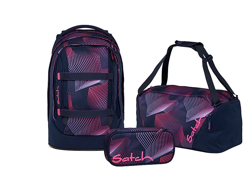 Satch Schulranzen Schulrucksack-Set PACK Seismic Pink günstig online kaufen
