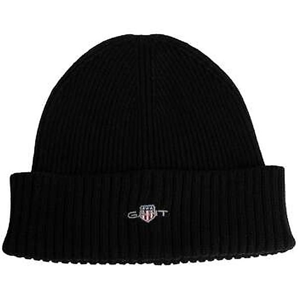 Gant  Mütze Beanie aus Baumwollmischung mit Logo günstig online kaufen