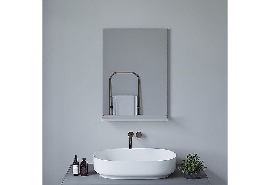 AQUABATOS Badspiegel Spiegel Badezimmer mit Ablage Badzimmer Spiegel Wandsp günstig online kaufen