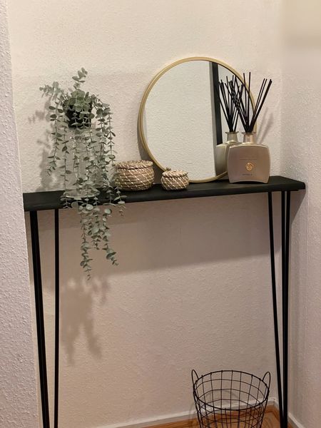 LosBudos Konsolentisch aus Eiche (mit geschliffener günstig online kaufen