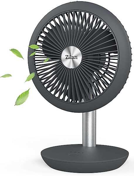 Zilan Tischventilator ZLN-4000, 4 Geschwindigkeitsstufen,4000 mAh günstig online kaufen
