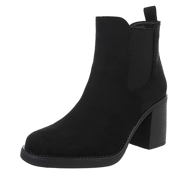 Ital-Design Eleganter Chelsea-Boot mit elastischem Einsatz und Sohle High-H günstig online kaufen