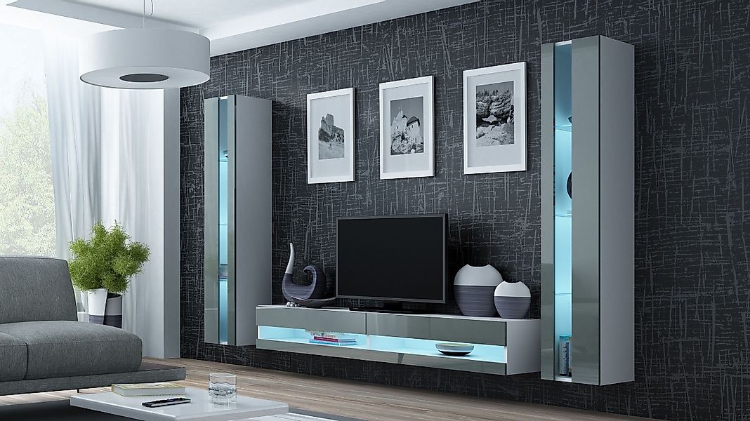 99rooms Wohnwand Vago New III, (Set günstig online kaufen