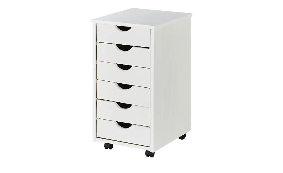 Rollcontainer  Isere ¦ weiß ¦ Maße (cm): B: 35 H: 65 T: 40.0 Schränke > Con günstig online kaufen