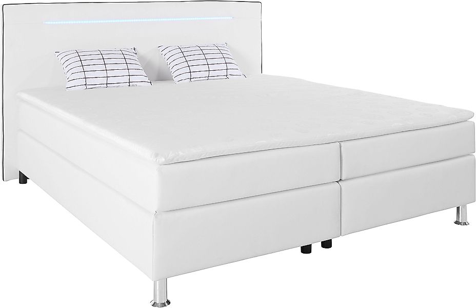 COLLECTION AB Boxspringbett, inkl. LED-Beleuchtung, Topper günstig online kaufen