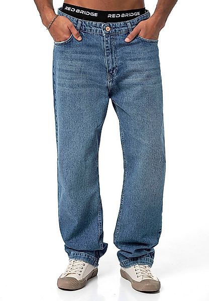 RedBridge Weite Jeans Red Bridge Herren Baggy Jeanshose 5-Pocket-Style günstig online kaufen