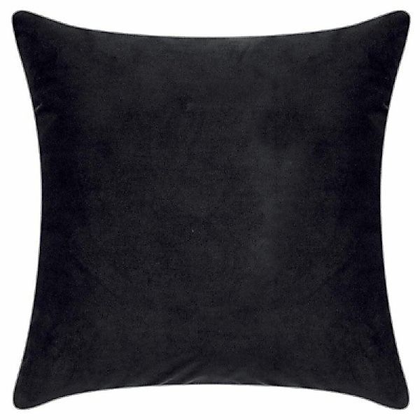 PAD Dekoobjekt Kissenhülle Samt Elegance Schwarz günstig online kaufen