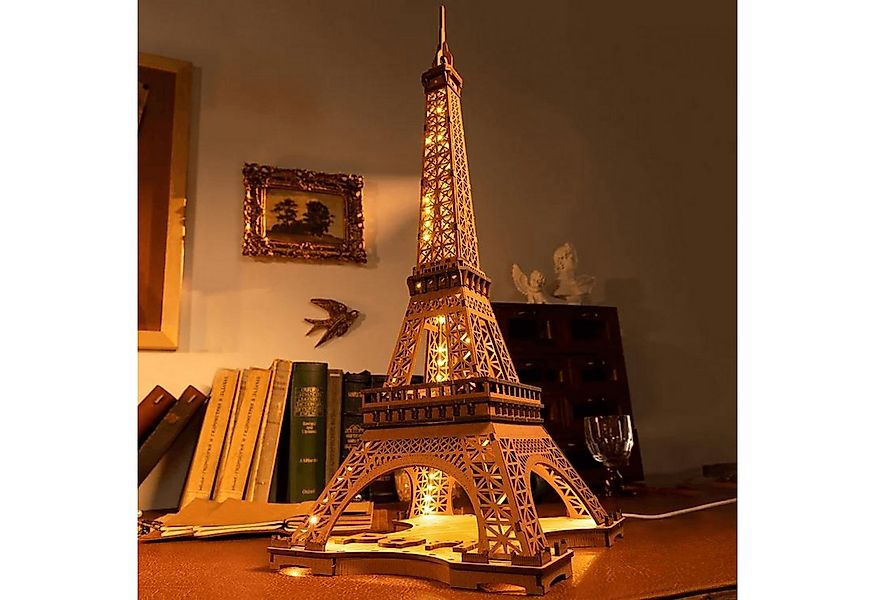 Robotime 3D-Puzzle Robotime Nachts am Eiffelturm ???? 3D Puzzle, 152 Puzzle günstig online kaufen