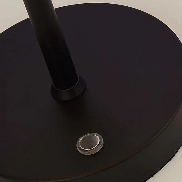 LED-Tischleuchte Frisbee mit Glasschirm günstig online kaufen