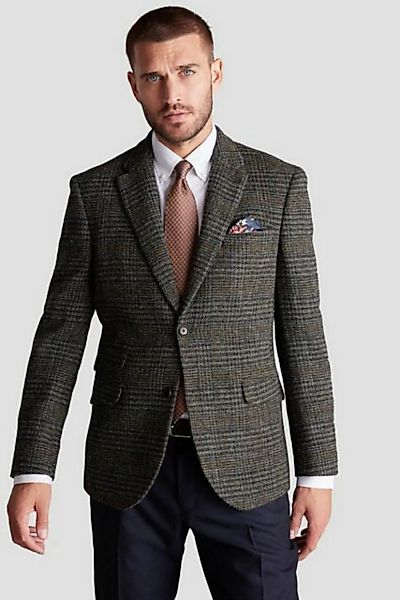 Next Sakko Blazer aus Harris-Tweed mit Fischgrätmuster (1-tlg) günstig online kaufen