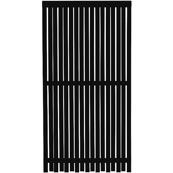 Sichtschutzzaun Nagano Nadelholz Schwarz 90 cm x 180 cm günstig online kaufen