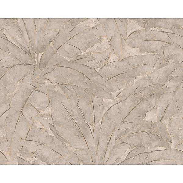 A.S. Creation Vliestapete Metropolitan Stories Francesca Milano Blätter Gra günstig online kaufen