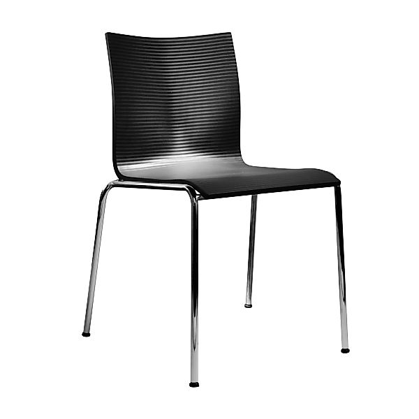 Engelbrechts - Chairik XL121 Stuhl - schwarz/PUR Integralschaum/Gestell: 18 günstig online kaufen