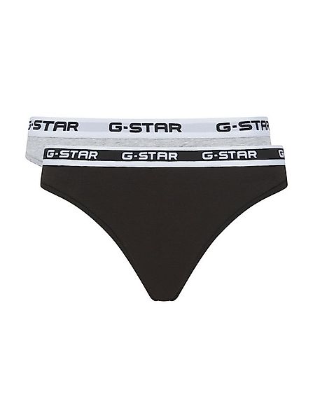 G-STAR Tanga OBSIDIAN, 2 PACK THONGS (Packung, 2-St) mit Logobund günstig online kaufen