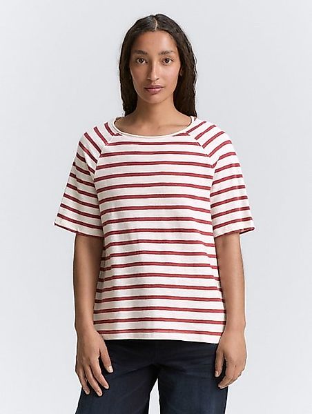 TOM TAILOR T-Shirt Raglan T-Shirt mit Streifenmuster günstig online kaufen
