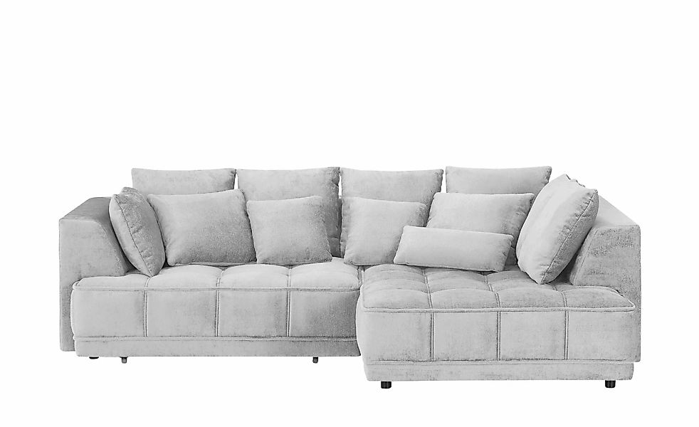 switch Ecksofa aus Samt Tiga ¦ grau ¦ Maße (cm): B: 285 H: 88 T: 205.0 Pols günstig online kaufen