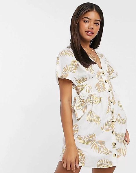Anmol – Strandkleid mit Knopfleiste-Mehrfarbig günstig online kaufen