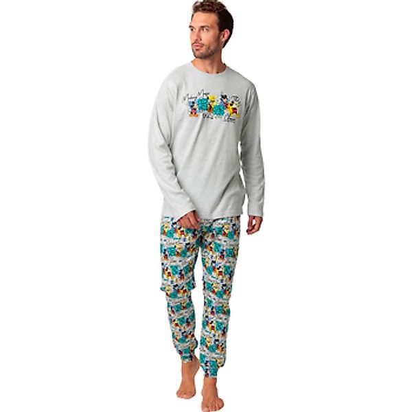 Admas  Jogginganzüge Pyjama Hose Top Langarm Original Mickey Disney günstig online kaufen