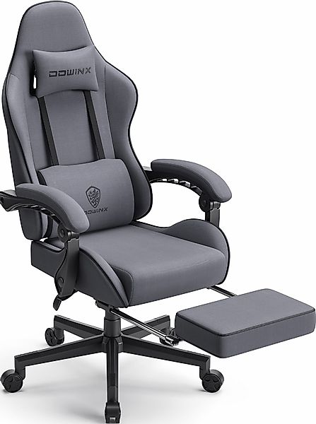 Dowinx Gaming-Stuhl Ergonomisches Design mit Massage-Lendenwirbelstütze, günstig online kaufen