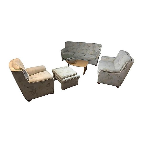 himolla Polstergarnitur Garnitur 6150 Stoff Samanta 08 Quarz Grau Holzfuß B günstig online kaufen