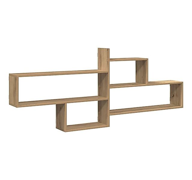 vidaXL Regal Wandregal Artisan-Eiche 167,5x18x68 cm Holzwerkstoff, 1-tlg. günstig online kaufen