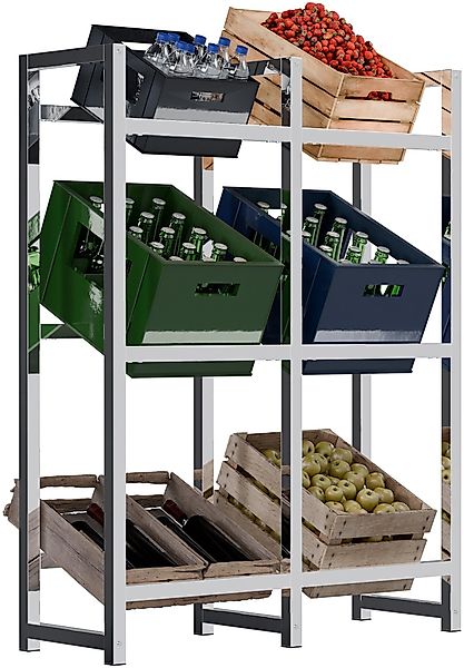 CLP Standregal Stack, Getränkekistenständer aus stabilem günstig online kaufen