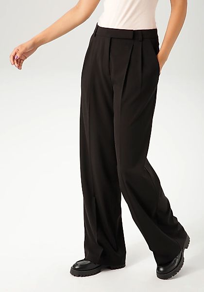 Aniston CASUAL Anzughose, mit Bundfalten - NEUE KOLLEKTION günstig online kaufen