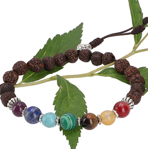 Guru-Shop Armreif 7 Chakran Mala Armband, günstig online kaufen