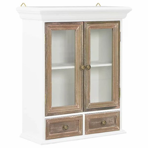 Wandschrank Weiß 49 X 22 X 59 Cm Massivholz günstig online kaufen