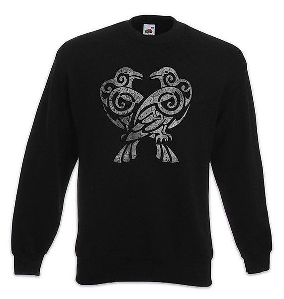 Urban Backwoods Sweatshirt Hugin And Munin IV Sweatshirt Runen Runes Raben günstig online kaufen