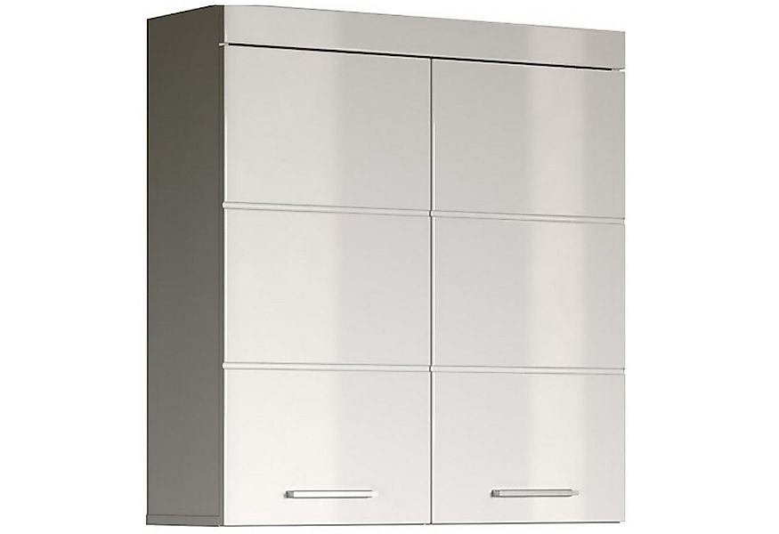 trendteam Hängeschrank Badezimmerschrank Oberschrank Badmöbel Weiß Hochglan günstig online kaufen