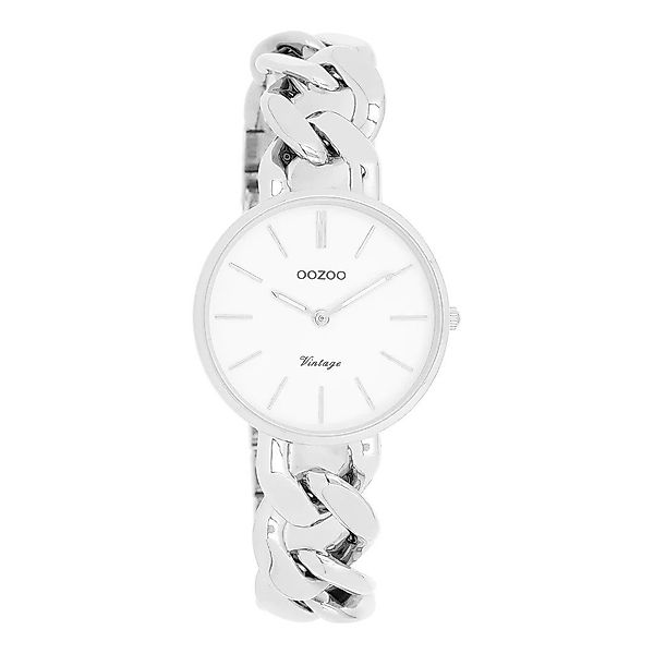 OOZOO Quarzuhr Damenuhr C20355 Weiss Kettenarmband günstig online kaufen