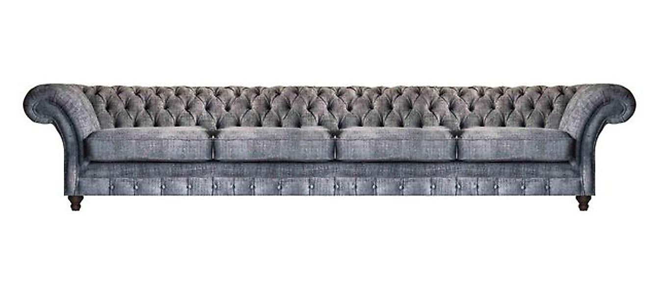 JVmoebel 4-Sitzer Elegantes Chesterfield Sofa Wohnzimmer Viersitzer Designe günstig online kaufen